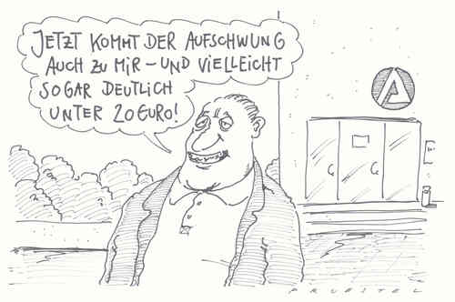 Cartoon: endlich (medium) by Andreas Prüstel tagged hartz4,regelsatzerhöhung,koalition,arbeit,job,arbeitslosigkeit,koalition,regelsatzerhöhung,hartz