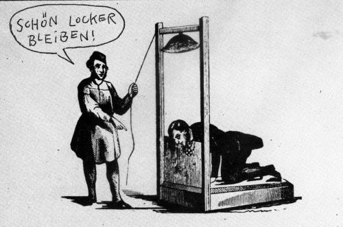 Cartoon: schnittig (medium) by Andreas Prüstel tagged henker,hinrichtung