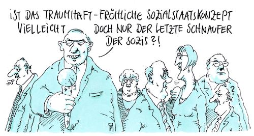 Cartoon: traumhaft-fröhlich (medium) by Andreas Prüstel tagged spd,sozialstaatskonzept,cartoon,karikatur,andreas,pruestel,spd,sozialstaatskonzept,cartoon,karikatur,andreas,pruestel