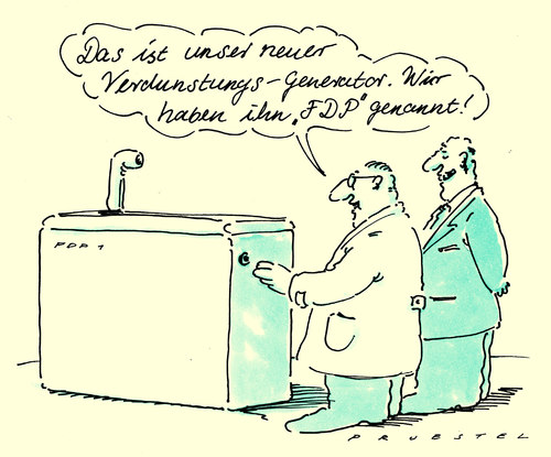 Cartoon: verdunstung (medium) by Andreas Prüstel tagged fdp,verdunstung,niedergang,generator,fdp,verdunstung,niedergang,generator