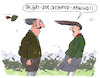 Cartoon: abwind (small) by Andreas Prüstel tagged bundestagswahl,bayern,csu,wahlergebnis,seehofer,cartoon,karikatur,andreas,pruestel