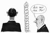 Cartoon: barack und wladimir (small) by Andreas Prüstel tagged treffen,obama,putin,gespräch,usa,russland,cartoon,karikatur,andreas,pruestel