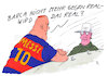 Cartoon: barca-real (small) by Andreas Prüstel tagged spanien,katalonien,referendum,fc,barcelona,real,madrid,messi,ronaldo,cartoon,karikatur,andreas,pruestel