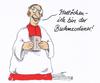 Cartoon: buchmesse (small) by Andreas Prüstel tagged buchmesse,frankfurt,am,main,leipzig,lesen,literatur,bibel,messdiener,cartoon,karikatur,andreas,pruestel