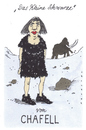 Cartoon: coco (small) by Andreas Prüstel tagged hautecouture,steinzeit,mammut,kleid,cocochanel