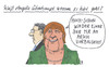 Cartoon: edathykrise (small) by Andreas Prüstel tagged edathy,spd,vertrauenskrise,cdu,csu,rücktritt,friedrich,kanzlerin,merkel,cartoon,karikatur,andreas,pruestel