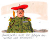 Cartoon: eu-bürger (small) by Andreas Prüstel tagged bundeswehr,eubürger,anwerbung,cartoon,karikatur,andreas,pruestel