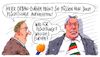 Cartoon: eu meint (small) by Andreas Prüstel tagged eu,europa,eugh,flüchtlinge,verteilungsquote,ungarn,orban,slowakei,cartoon,karikatur,andreas,pruestel