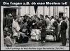Cartoon: flüchtlingslager (small) by Andreas Prüstel tagged flüchtlinge,ddr,westberlin,marienfelde,moslems,cartoon,collage,andreas,pruestel