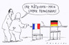 Cartoon: Frangzwaas (small) by Andreas Prüstel tagged deutschland,frankreich,treffen,merkel,hollande