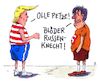 Cartoon: freundschaftsbruch (small) by Andreas Prüstel tagged usa,trump,bannon,enthüllungsbuch,russlandkontakte,andreas,pruestel