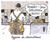 Cartoon: hygiene (small) by Andreas Prüstel tagged ehec,infektion,keime,küche