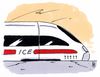 Cartoon: ice (small) by Andreas Prüstel tagged deutsche,bahn,ice,lok,selbstmörder,suizide,cartoon,karikatur,andreas,pruestel