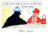 Cartoon: klare tante (small) by Andreas Prüstel tagged neue,sondierungen,alte,tante,spd,cdu,csu,groko,bedingungen,caretoon,karikatur,andreas,pruestel