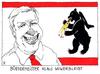 Cartoon: klaus wowereit (small) by Andreas Prüstel tagged berlin,bürgermeister,klaus,wowereit,großflughafen,ber,brandenburg,betreibergesellschaft,eröffnungsverschiebung,skandal