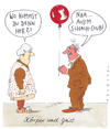 Cartoon: körper und geist (small) by Andreas Prüstel tagged schach shachclub geistigegetränke ehepaar