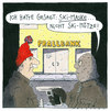 Cartoon: mütze (small) by Andreas Prüstel tagged bankraub banküberfall skimaske skimütze