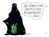 Cartoon: netzwerkerin (small) by Andreas Prüstel tagged is,salafistinnen,rückkehrerinnen,gefährderinnen,soziale,netzwerke,salat,cartoon,karikatur,andreas,pruestel