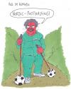 Cartoon: new trend (small) by Andreas Prüstel tagged nordicwalking freizeitsport fußball