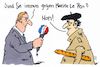 Cartoon: non! (small) by Andreas Prüstel tagged frankreich,marine,le,pen,europaparlament,aufhebung,abgeordnetenimmunität,präsidentschaftswahlen,cartoon,karikatur,andreas,pruestel