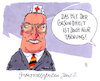 Cartoon: nur tarnung (small) by Andreas Prüstel tagged gesundheitsminister,jens,spahn,recht,und,ordnung,cartoon,karikatur,andreas,pruestel