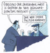 Cartoon: political correctness (small) by Andreas Prüstel tagged politisch,korrekt,bezeichnung,minderheiten,zigeuner,zigeunerschnitzel,roma,erstickung,kneipe,gastronomie,gesellschaftliche,normen,cartoon,karikatur,andreas,pruestel