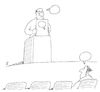 Cartoon: präsentation (small) by Andreas Prüstel tagged gedankenblase,präsentation,cartoon,karikatur,andreas,pruestel