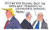 Cartoon: riesling (small) by Andreas Prüstel tagged usa trump zwanzig charackterisierung riesling wein cartoon karikatur andreas pruestel