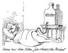 Cartoon: schottisch (small) by Andreas Prüstel tagged schottland,schotte,patient,film,whiskey,autonomie