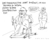 Cartoon: sparen bis es quietscht (small) by Andreas Prüstel tagged sparpolitik,bundesregierung,schäuble,merkel
