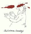 Cartoon: sturm (small) by Andreas Prüstel tagged shitstorm,internet,scheiße,sturm,cartoon,karikatur,andreas,pruestel
