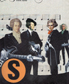 Cartoon: super-group (small) by Andreas Prüstel tagged beatles mozart wagner beethoven bach