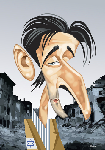 Cartoon: Adrien Brody (medium) by Ulisses-araujo tagged adrien,brody