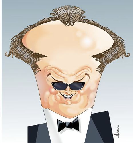 Cartoon: Jack Nicholson (medium) by Ulisses-araujo tagged jack,nicholson,caricature