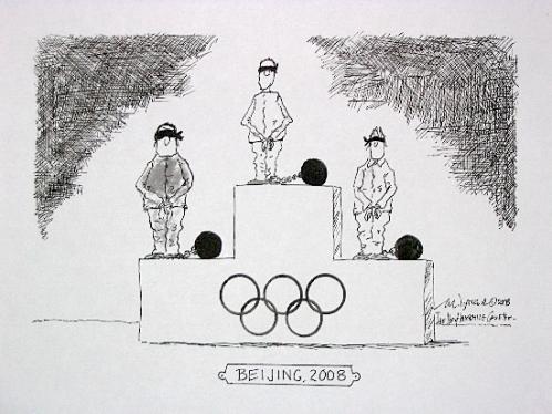 Cartoon: Olympic Reality Show (medium) by Mike Dater tagged dater
