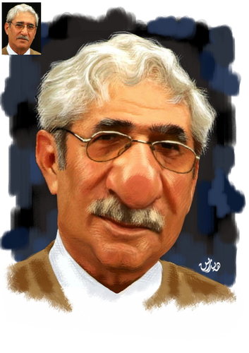 Cartoon: Anwer Qaradaghy (medium) by handren khoshnaw tagged handren,khoshnaw,anwer,qaradaghy