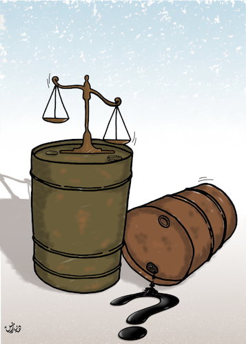 Cartoon: corruption in iraq cartoon-2020 (medium) by handren khoshnaw tagged handren,khoshnaw,oil,iraq,kurdistan,corruption,injustice