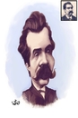 Cartoon: Mihai Eminescu (small) by handren khoshnaw tagged handren,khoshnaw,mihai,eminescu,romania,caricature
