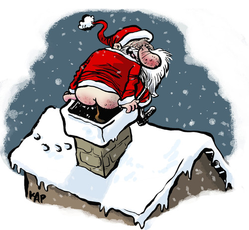 Cartoon: Shitty Christmas (medium) by kap tagged christmas,santa,claus,snow,winter,weihnachten,weihnachten,santa,weihnachtsmann,bescherung,tradition,kultur,feier,feiertag,feierlich,winter