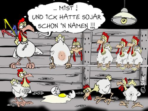 Cartoon: namenswahl (medium) by sam tagged charackter,catoon,frau,mann,home,beziehung,bunt,woman,man