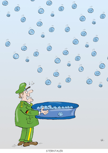 Cartoon: Sterntaler (medium) by astaltoons tagged putin,ukraine,krieg,bundeswehr,putin,ukraine,krieg,bundeswehr