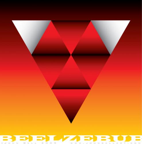 Cartoon: Beelzebub (medium) by JohnBellArt tagged devil,satan,lucifer,hell,beard,horns,evil,beelzebub,goatee