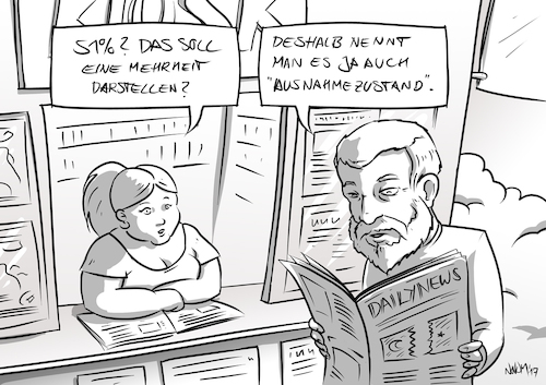 Cartoon: Mehrheitsaktionär (medium) by INovumI tagged referendum,türkei,ausnahmezustand,mehrheit