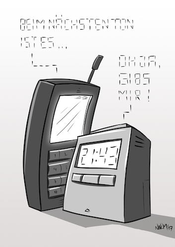 Cartoon: Sexzeit (medium) by INovumI tagged zeit,handy,wecker,mobil,telefon,mobiltelefon,ton