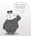 Cartoon: Kims Kopf (small) by INovumI tagged kim,jong,un,kimjongun,atomsprengkopf,atomwaffe,langstreckenrakete,rakete,usa,trump