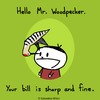 Cartoon: Mr. Woodpecker (small) by sebreg tagged woodpecker macabre silly humor