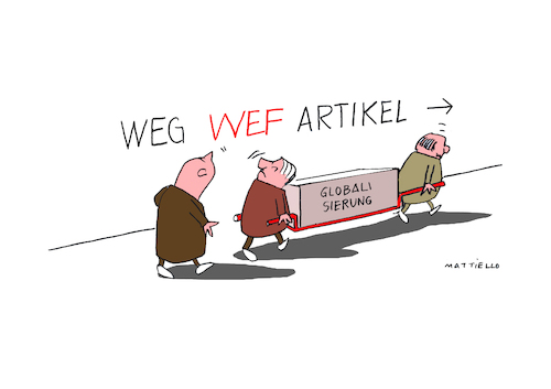 Cartoon: Davos-abseits der Skipiste (medium) by Mattiello tagged davos,wef,kreti,und,pleti,davos,wef,kreti,und,pleti