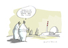 Cartoon: CO2-neutral (small) by Mattiello tagged atomkatastrophe,japan,akw
