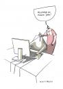 Cartoon: Neujahrswunsch (small) by Mattiello tagged jahreswechsel vorätze neujahr paar computer