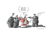 Cartoon: Razzia (small) by Mattiello tagged razzia,nikolaus,terror,is,bomben,bluttat,terrorhintergrund,sicherheitsmassnahmen,überwachung,extremisten,attentat,polizei